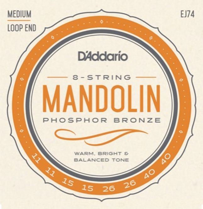 Hovedbilde Daddario EJ74 Medium Mandolinstrenger