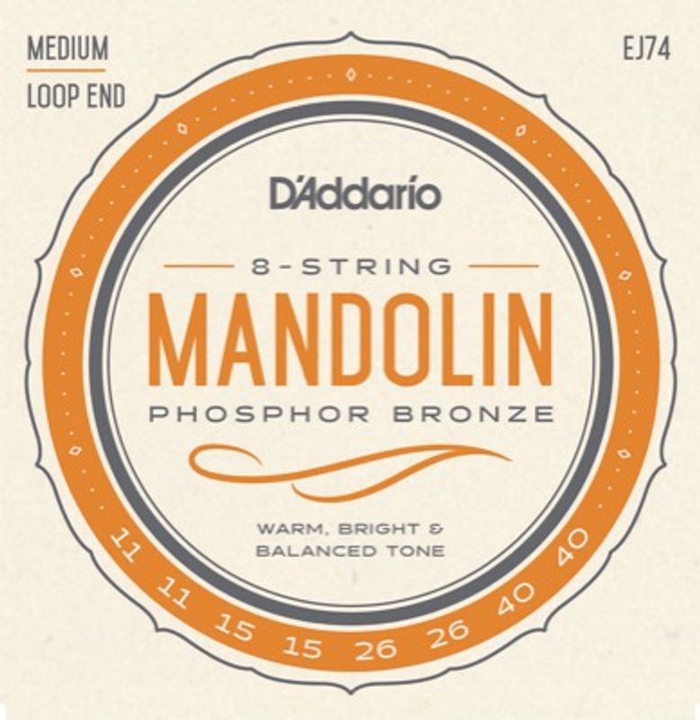 Daddario EJ74 Medium Mandolinstrenger
