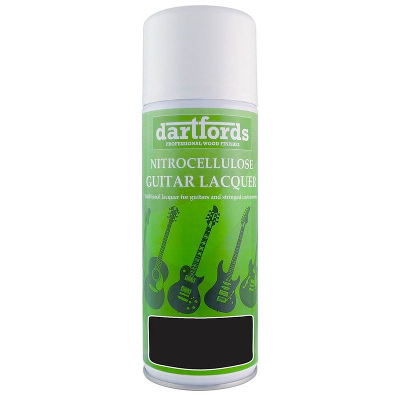 Dartfords FS5045 Pigmented Nitrocellulose Lacquer Strong Black - 400ml aerosol