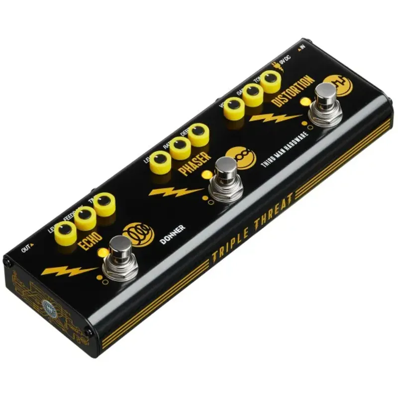 Donner Triple Threat gitar-multieffekt-pedalboard
