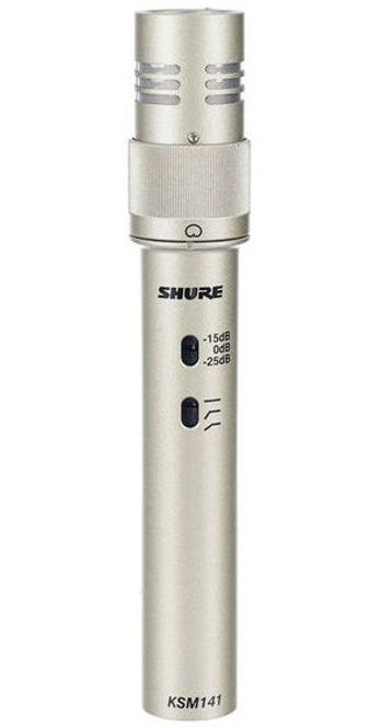 Hovedbilde Shure KSM141-SL Dual-Pattern (Card/Omni) Studio ...