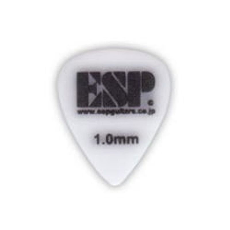 ESP PLEKTER 1mm hvit m/sort logo