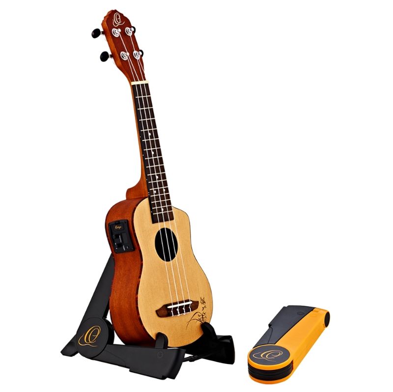 Ortega OPUS1-BK Portabelt Ukulelestativ