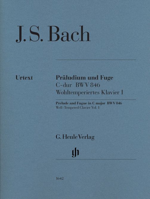 Hovedbilde Johann Sebastian Bach - Prelude & Fugue In C BWV 846 Piano Urtex