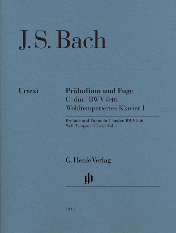 Johann Sebastian Bach - Prelude & Fugue In C BWV 846 Piano Urtex
