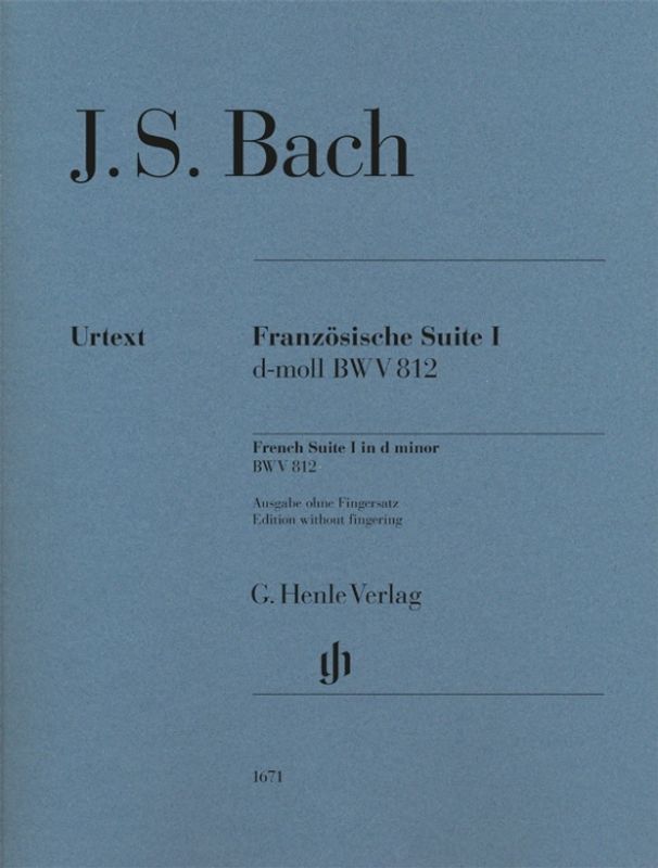 Johann Sebastian Bach - Französische Suite I - D-moll BWV 812