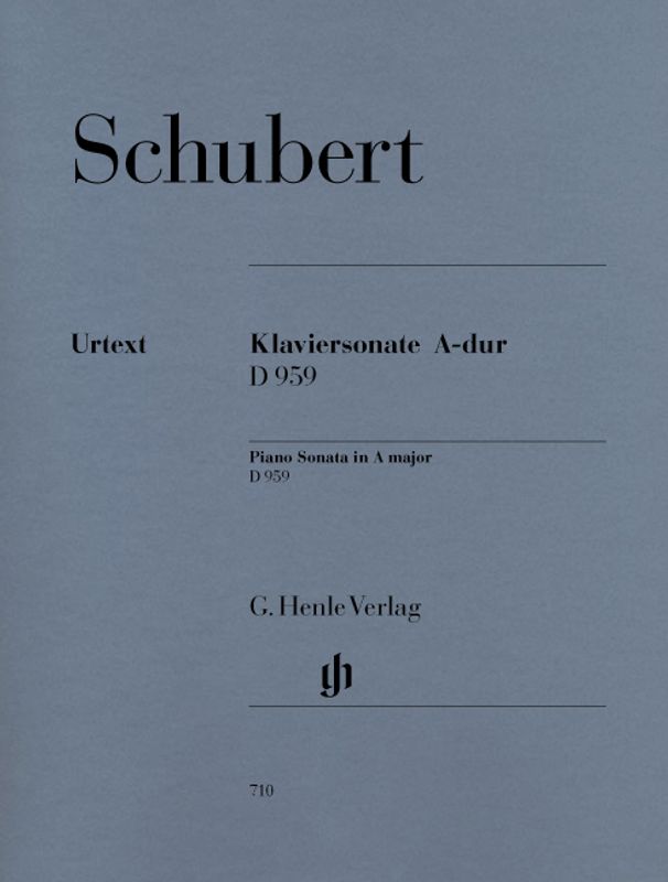 Franz Schubert - Piano Sonata In A D.959