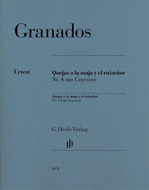 Hovedbilde Enrique Granados - Quejas O La Maja y El Ruiseñor