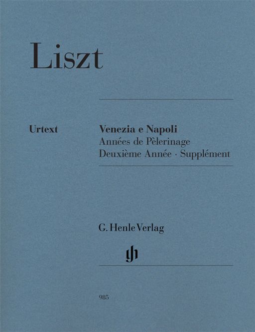 Hovedbilde Franz Liszt - Venezia E Napoli
