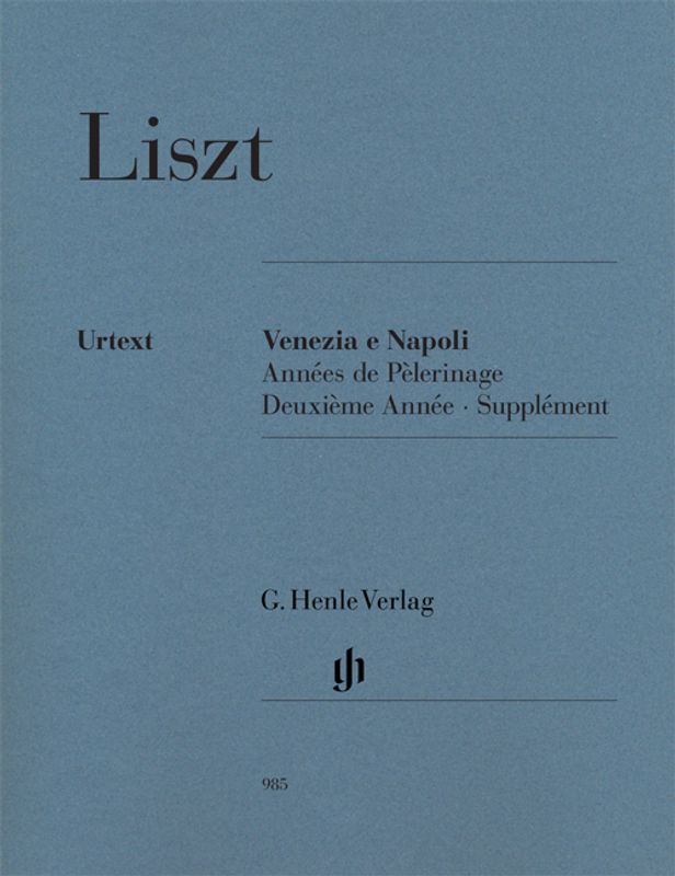 Franz Liszt - Venezia E Napoli