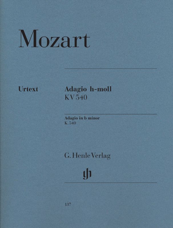 Wolfgang Amadeus Mozart - Adagio In B Minor KV 540
