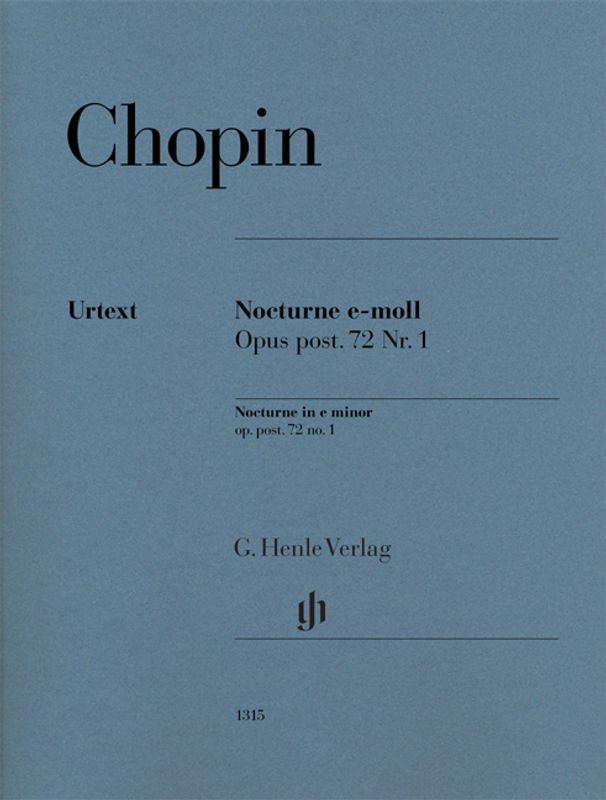 Frédéric Chopin - Nocturne In E Minor Op. Post. 72 No. 1