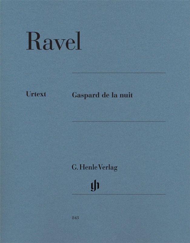 Maurice Ravel - Gaspard De La Nuit - Henle Urtext