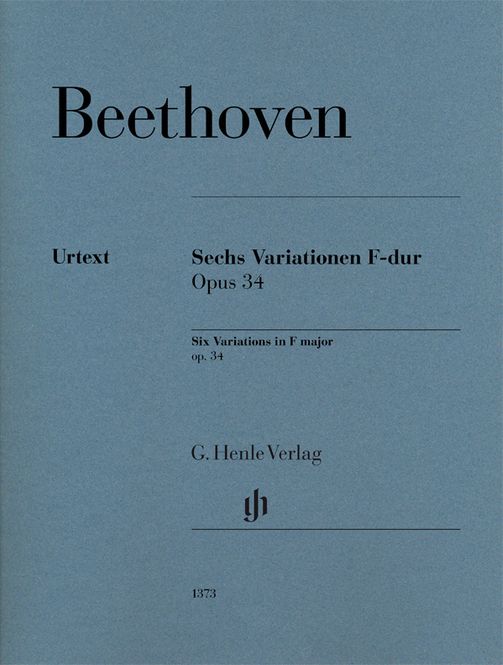 Hovedbilde Ludwig van Beethoven - Six Variations in F major op. 34