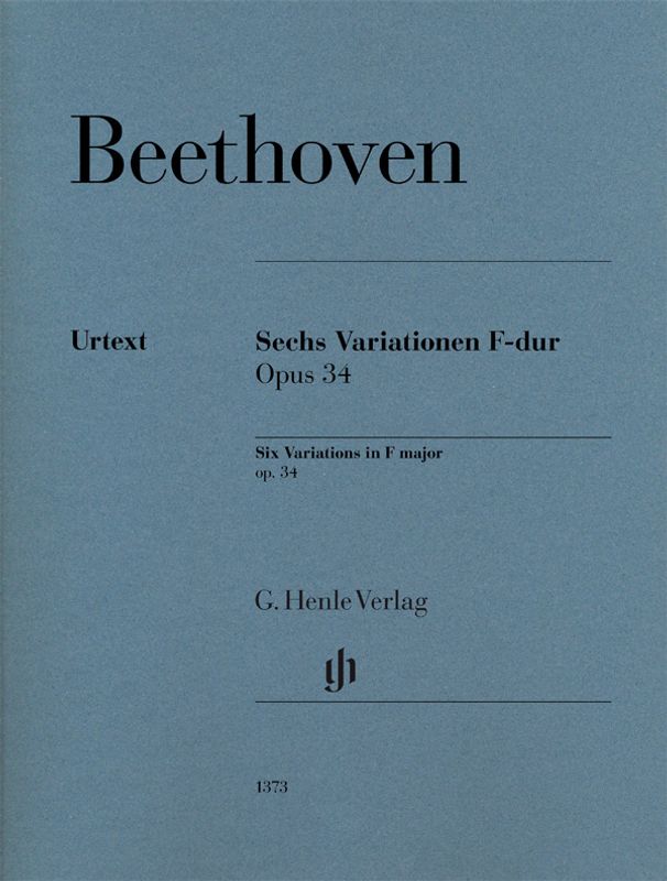 Ludwig van Beethoven - Six Variations in F major op. 34