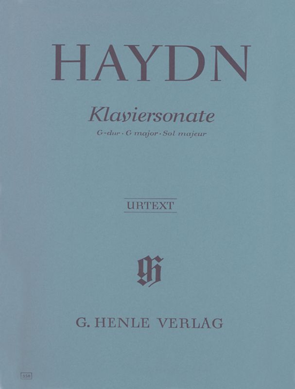 Franz Joseph Haydn - Piano Sonata G major Hob. XVI