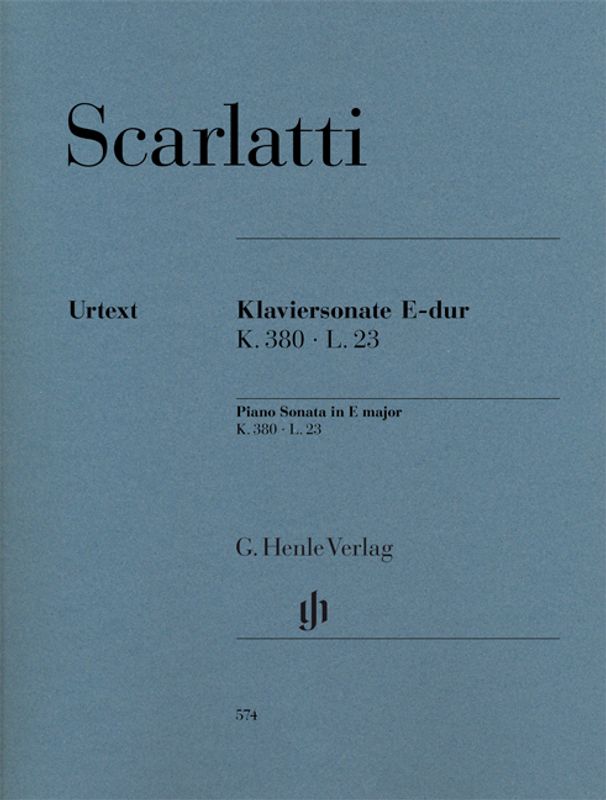 Domenico Scarlatti - Piano Sonata In E K.380 L.23