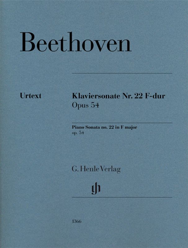Ludwig van Beethoven - Piano Sonata No. 22 in F Major Op. 54