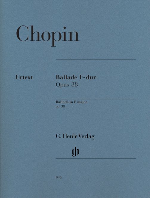 Hovedbilde Frédéric Chopin - Ballade In F Major Op.38