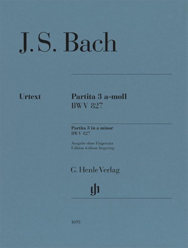Johann Sebastian Bach - Partita 3 A-moll - BWV 827