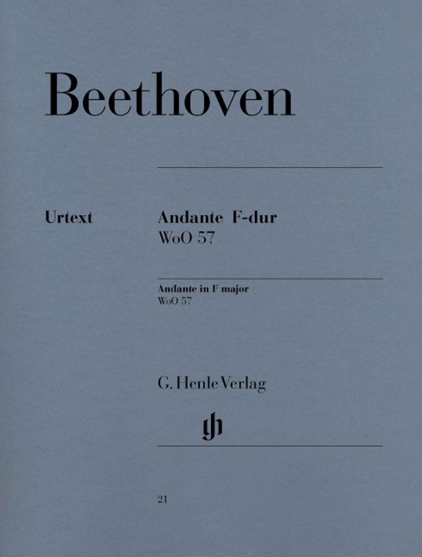 Ludwig van Beethoven - Andante In F WoO 57
