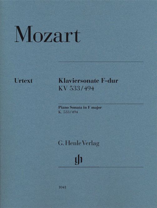 Hovedbilde Wolfgang Amadeus Mozart - Sonata In F K.533/494