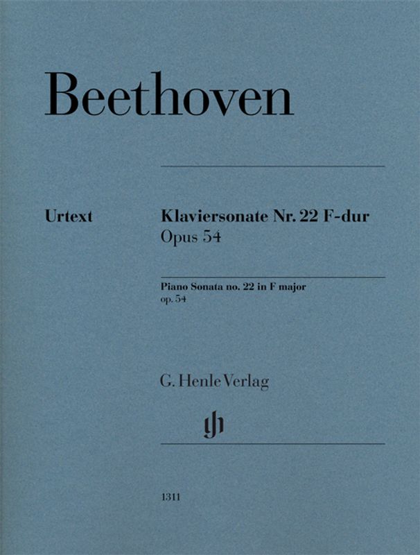 Ludwig van Beethoven - Piano Sonata No. 22 In F Op. 54