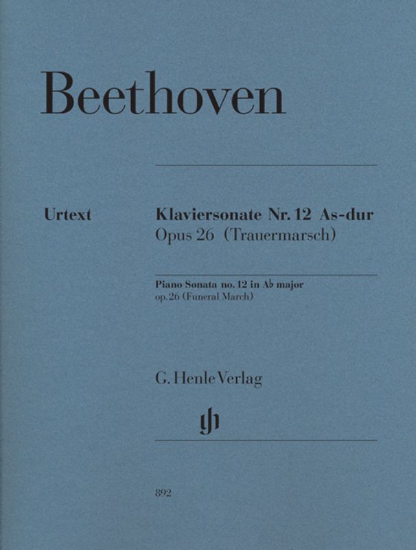Ludwig van Beethoven - Piano Sonata No.12 In A Flat Op.26