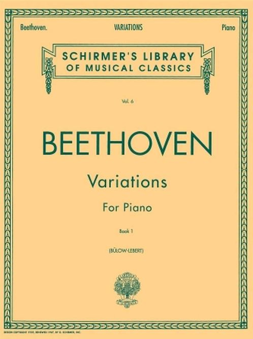 Hovedbilde Ludwig van Beethoven - Variations - Book 1