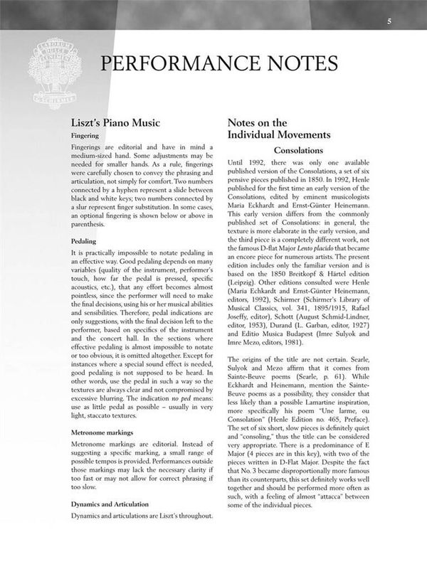 Franz Liszt - Consolations And Liebesträume