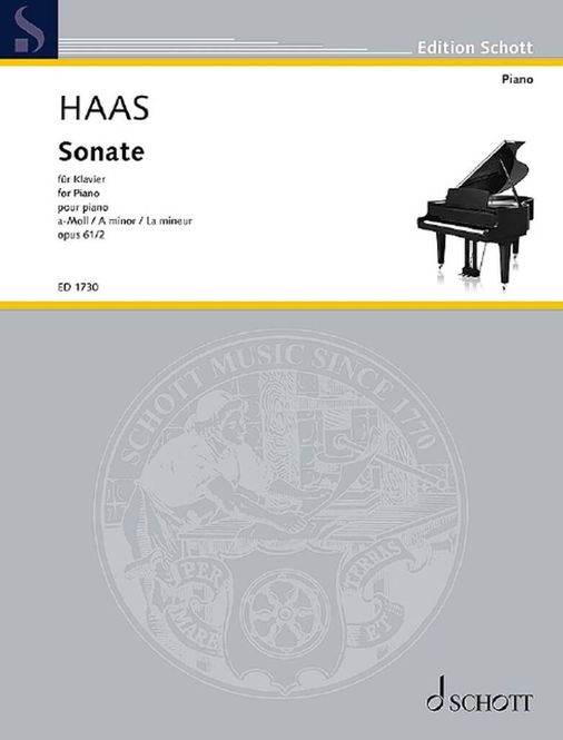 Hovedbilde Josef Haas - Two Sonatas op. 61