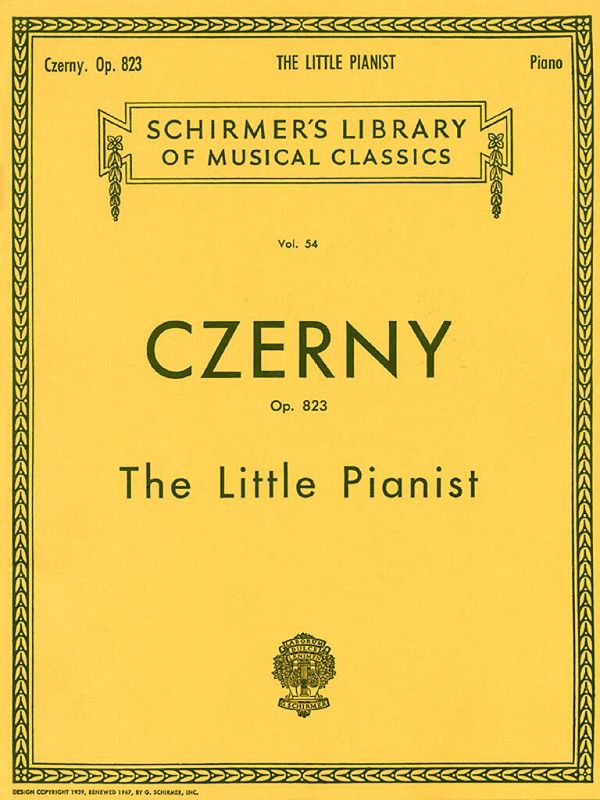 Carl Czerny - Little Pianist, Op. 823 (Complete)