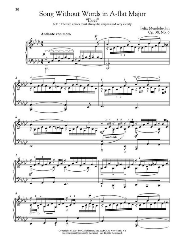 Felix Mendelssohn Bartholdy - Mendelssohn - Selections from Song