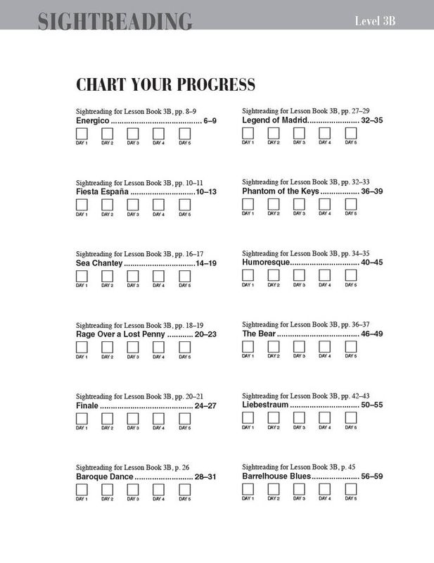 Piano Adventures Sightreading Level 3B