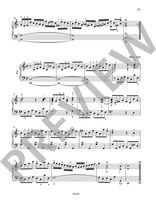 Johann Sebastian Bach - Kleine Preludes