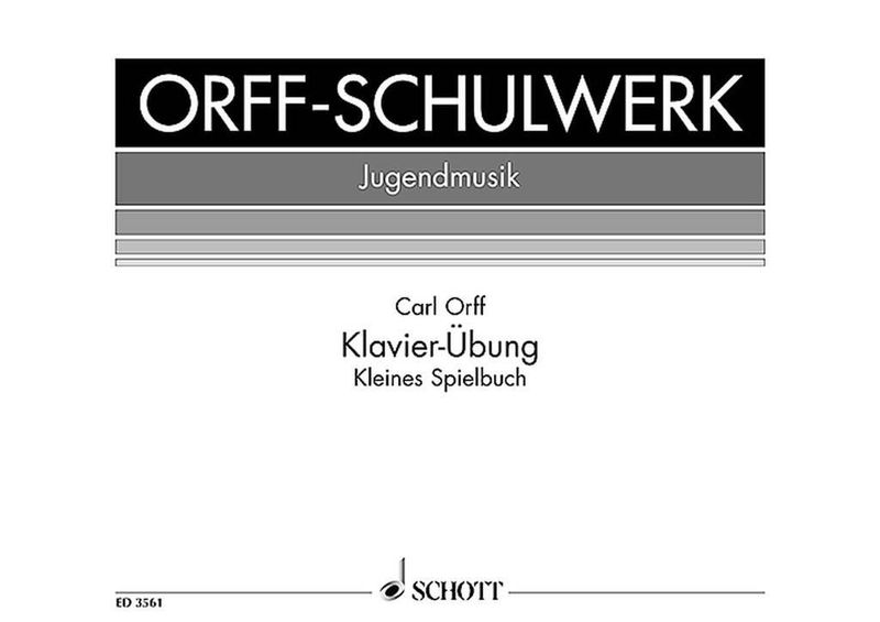 Carl Orff - Klavierubung