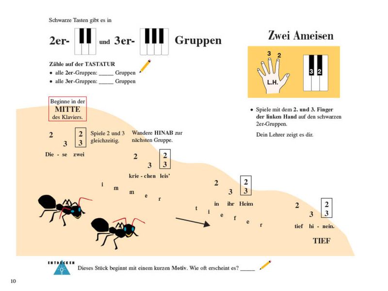 Piano Adventures: Unterrichtsheft Stufe 1