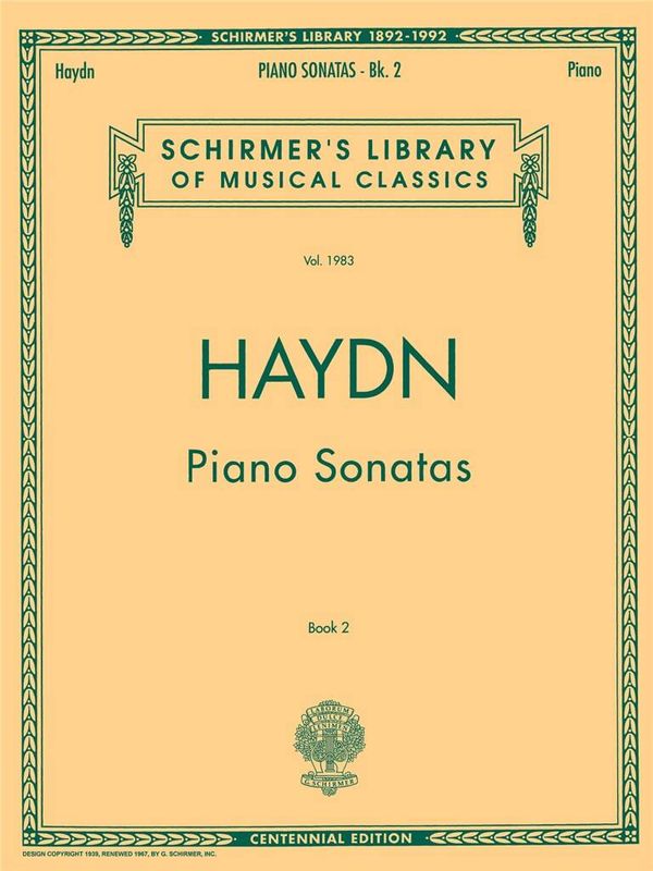 Franz Joseph Haydn - Piano Sonatas - Book 2