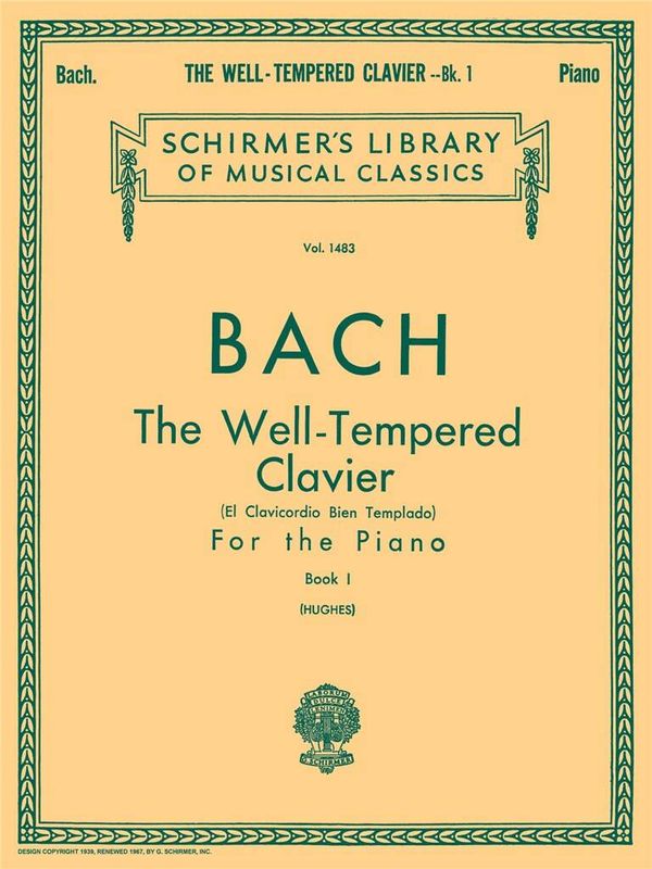 Johann Sebastian Bach - Well Tempered Clavier - Book 1