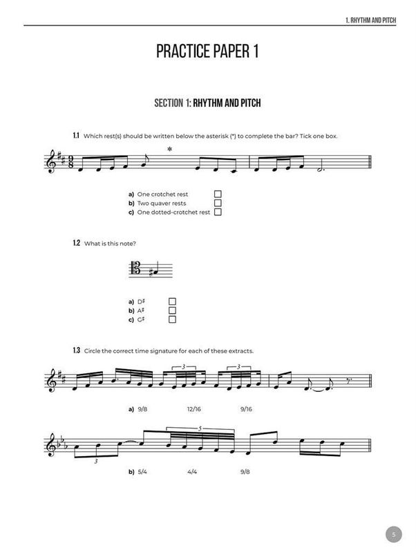 Grade 5 Music Theory Practice Papers: Volume 2