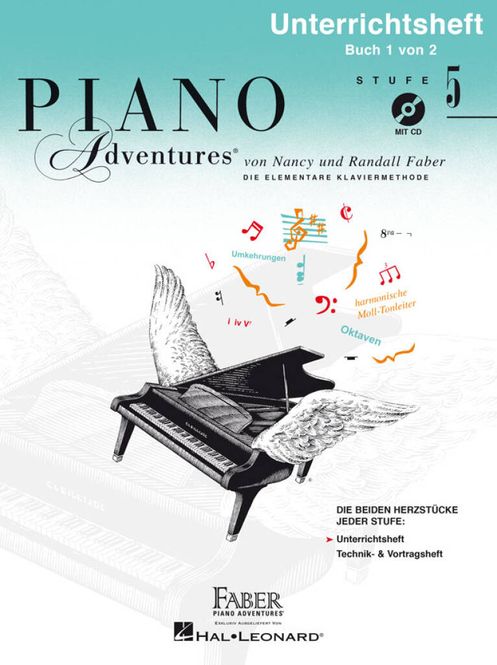 Hovedbilde Piano Adventures: Unterrichtsheft Stufe 5 mit CD