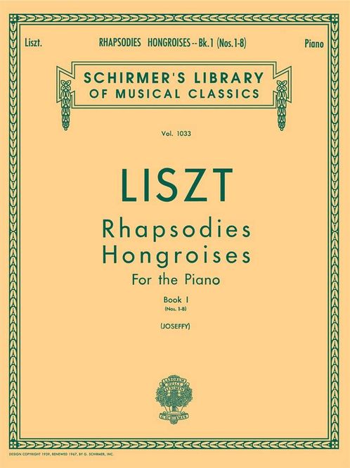 Hovedbilde Franz Liszt - Rhapsodies Hongroises - Book 1: ...