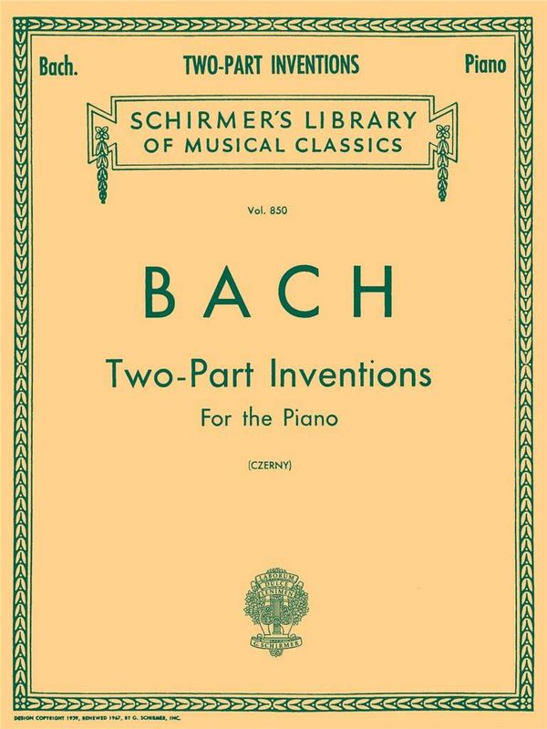 Johann Sebastian Bach - 15 Two-Part Inventions