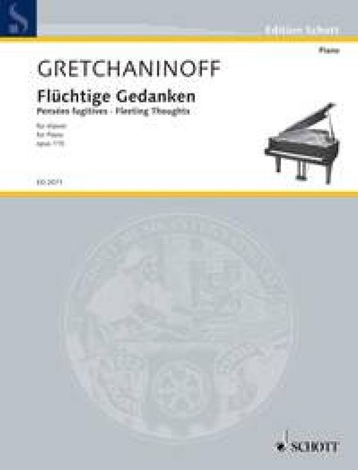 Hovedbilde Alexander T. Gretchaninov - Fluchtige Gedanken ...