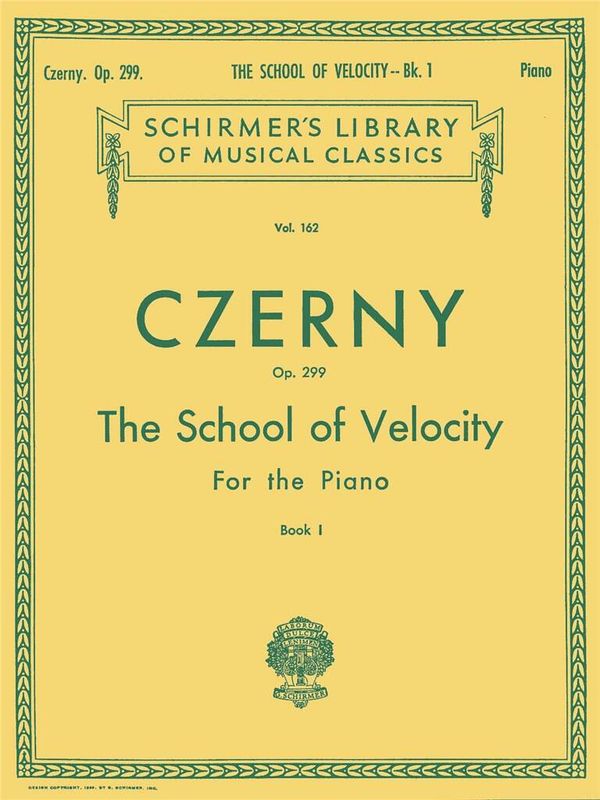 Carl Czerny - School of Velocity, Op. 299 - Book 1