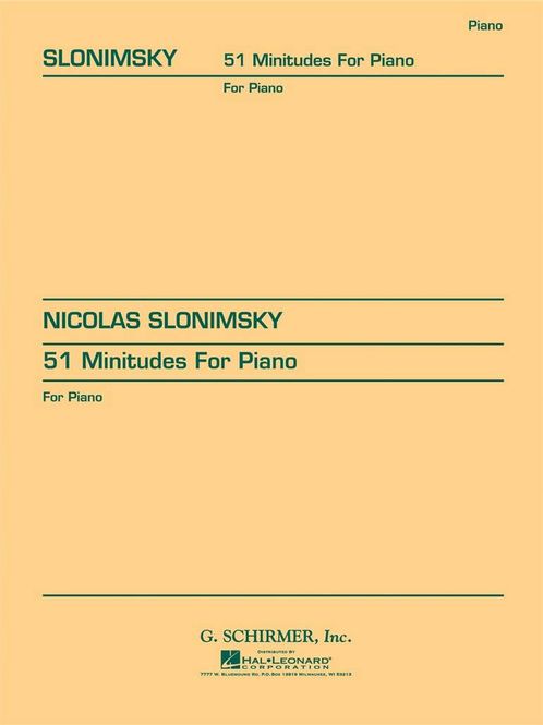 Hovedbilde Nicolas Slonimsky - 51 Minitudes