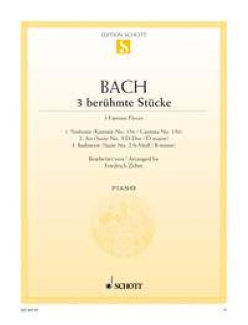 Hovedbilde Johann Sebastian Bach - Beruhmte Stucke(3)