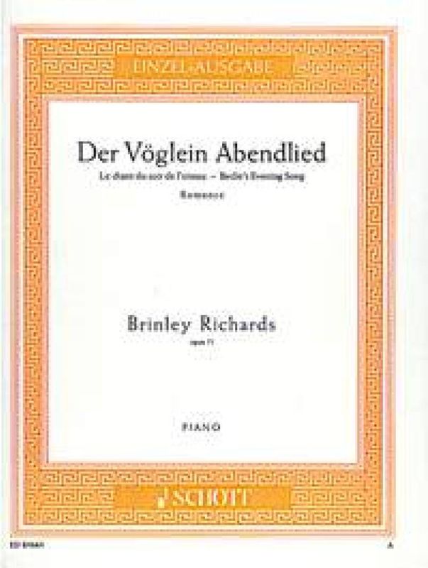 Brinley Richards - Voglein Abendlied Opus 71