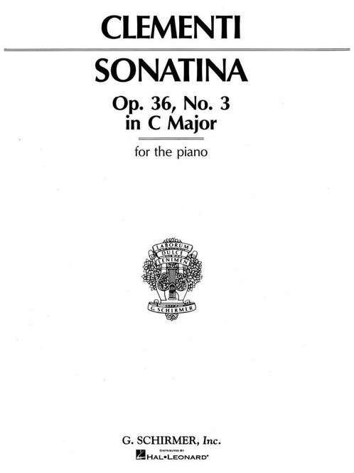 Hovedbilde Muzio Clementi - Sonatina in C Major, Op. 36, No. ...