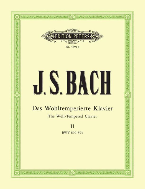 Johann Sebastian Bach - The Well-Tempered Clavier - Book 2